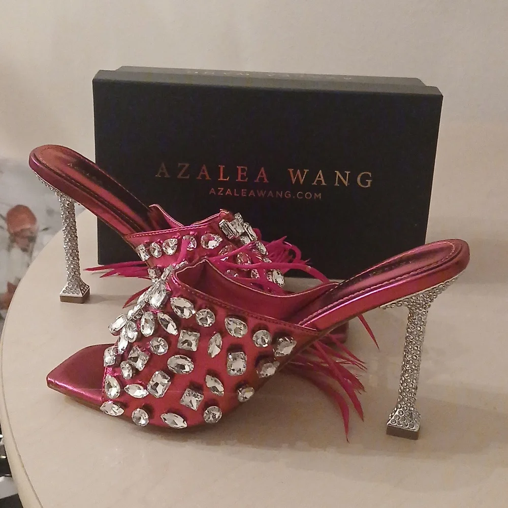 Pink Embellished Heels